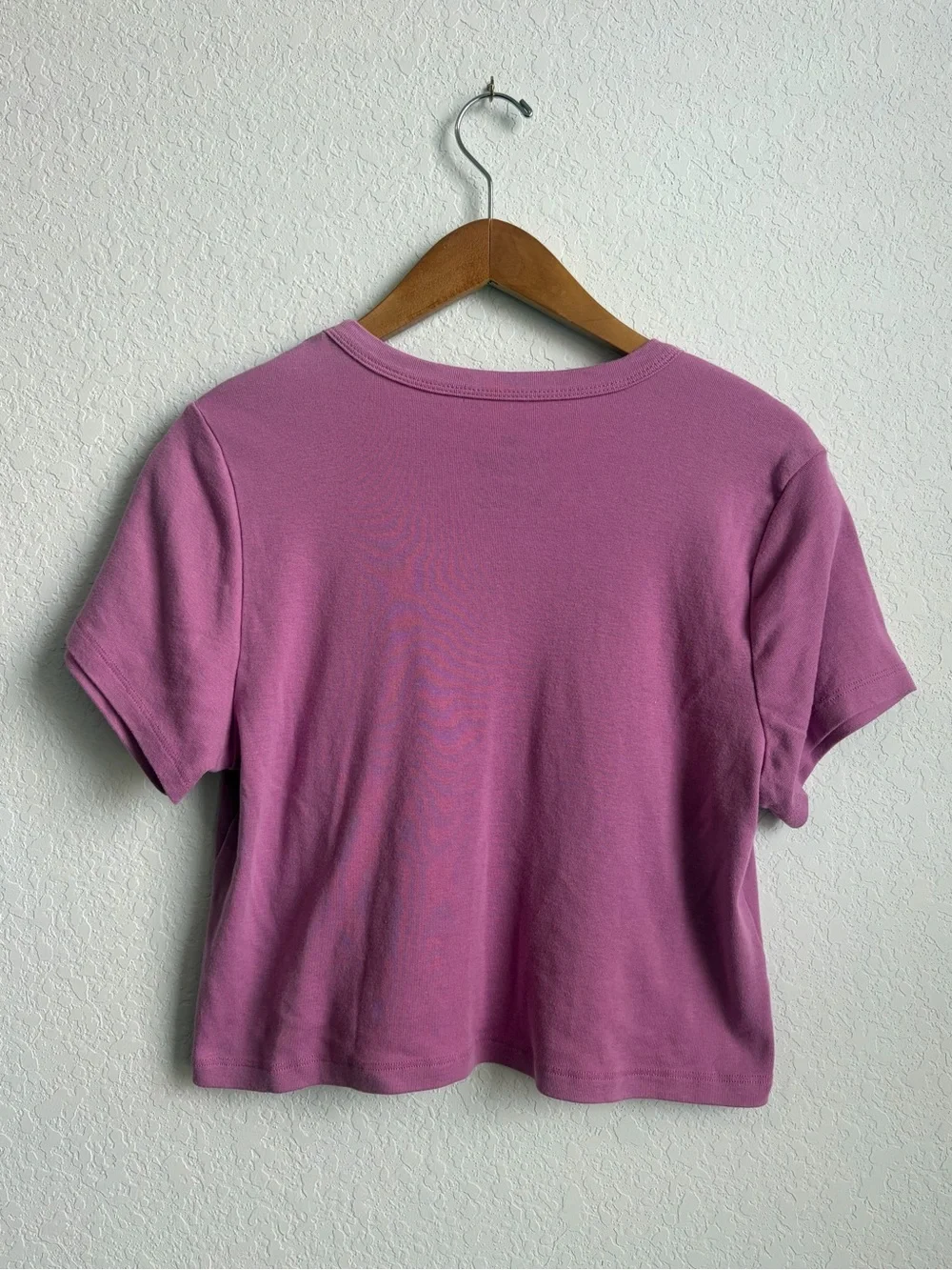 Fresh Prince Purple Graphic Crop Tee